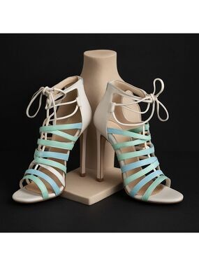 Asos Ankle Open Toe Stiletto Heels